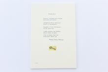 Load image into Gallery viewer, poem-words-stamped-original-Nantucket-Fethra-prints-fine-art