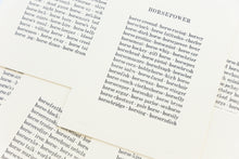 Load image into Gallery viewer, original-stamped-words-Leslie-Enders-Lee-equestrian-horsepower-Fethra-prints