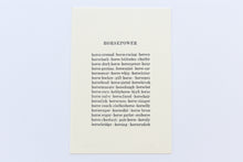 Load image into Gallery viewer, Fethra-prints-Leslie-Enders-Lee-stamped-original-equestrian-words-horsepower