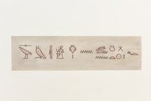 Load image into Gallery viewer, pictograph-pastel-signed-artwork-ink-original-Leslie-Enders-Lee-stamps