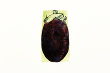 Load image into Gallery viewer, drawing-harvest-kitchen-original-vegetable-eggplant-Dana-Williamowsky-Fethra-prints