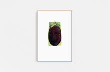 Load image into Gallery viewer, Leslie-Enders-Lee-Fethra-prints-vegetable-kitchen-drawing-harvest-eggplant
