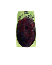 Load image into Gallery viewer, Leslie-Enders-Lee-vegetable-Fethra-prints-harvest-eggplant-kitchen-drawing