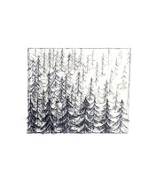 Load image into Gallery viewer, Leslie-Enders-Lee-forest-fine-art-trees-stamped-Fethra-prints