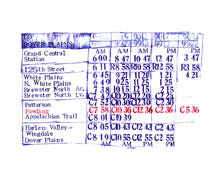 Load image into Gallery viewer, travel-schedule-Fethra-prints-metro-north-fine-art-train-transportation