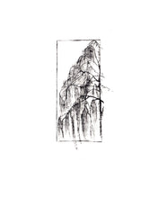 Load image into Gallery viewer, stamped-minimalistic-simplistic-Fethra-prints-fine-art-tree-willow-nature