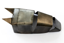 Load image into Gallery viewer, Fethra-prints-horses-equestrian-original-sculpture-warhorse-iron-fine-art