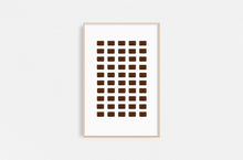 Load image into Gallery viewer, stencils-patterns-chocolate-valentines-Fethra-prints-Dana-Williamowsky-minimalistic