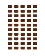 Load image into Gallery viewer, patterns-chocolate-stencils-valentines-minimalistic-Dana-Williamowsky-Fethra-prints