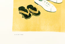 Load image into Gallery viewer, shoes-original-fine-art-stencils-signed-Fethra-prints-japanese