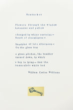 Load image into Gallery viewer, fine-art-Nantucket-original-Fethra-prints-poem-words-stamped
