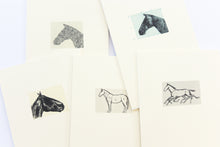 Load image into Gallery viewer, equestrian-signed-horse-stamped-original-fine-art-minimalistic-Fethra-prints
