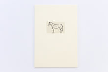 Load image into Gallery viewer, equestrian-horse-fine-art-original-minimalistic-stamped-signed-Fethra-prints
