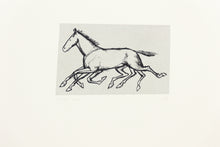 Load image into Gallery viewer, equestrian-horses-original-pastel-signed-Fethra-prints-fine-art-minimalistic
