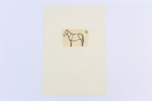 Load image into Gallery viewer, horse-minimalistic-fine-art-Fethra-prints-signed-equestrian-pastel-original
