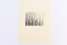 Load image into Gallery viewer, Fethra-prints-stamped-ink-signed-forest-original-trees-fine-art
