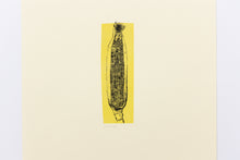 Load image into Gallery viewer, harvest-corn-minimalistic-original-signed-Fethra-prints-kitchen-drawing-vegetable

