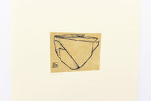 Load image into Gallery viewer, Leslie-Enders-Lee-original-origami-Fethra-prints-ink-folded-pastel
