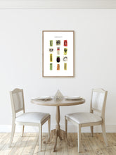 Load image into Gallery viewer, garden-Leslie-Enders-Lee-harvest-Fethra-prints-drawing-vegetable-kitchen
