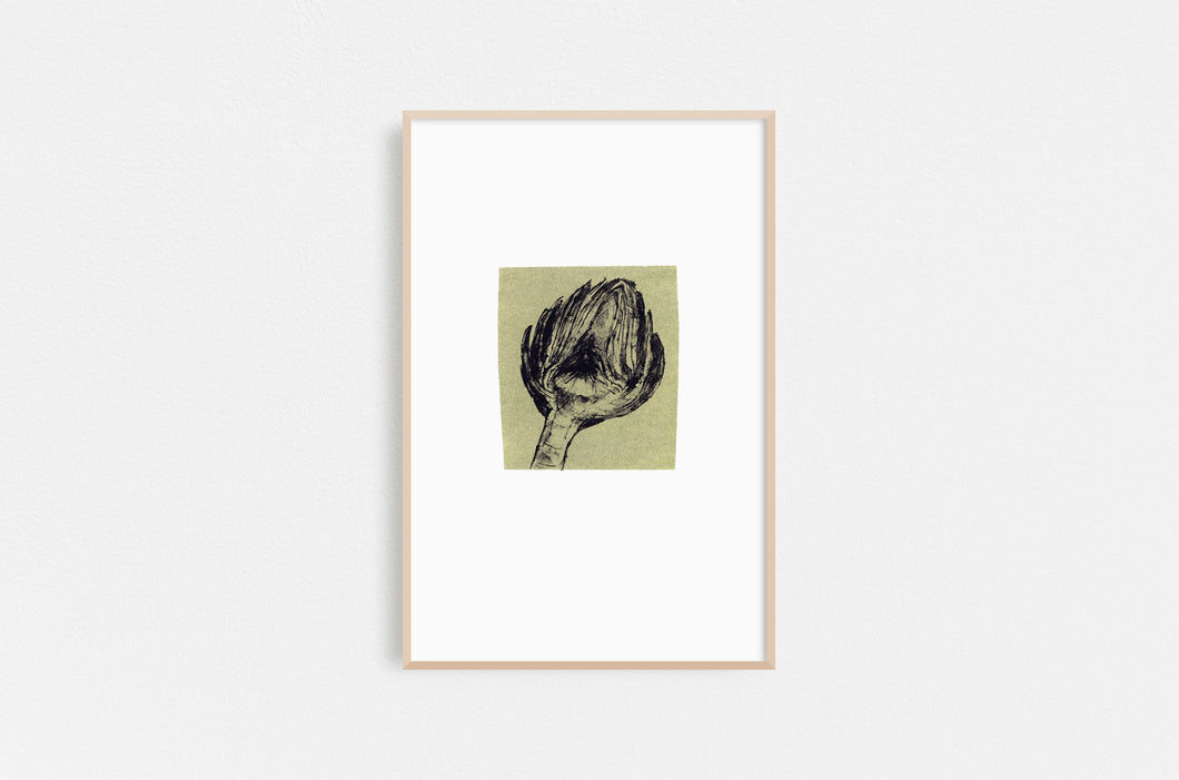 Fethra-prints-harvest-artichoke-Leslie-Enders-Lee-cooking-vegetable-drawing