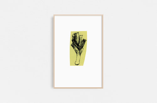 Dana-Williamowsky-Fethra-prints-vegetable-kitchen-drawing-harvest-leek-garden