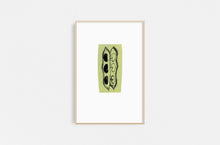 Load image into Gallery viewer, Leslie-Enders-Lee-peapod-Fethra-prints-vegetable-kitchen-drawing-harvest
