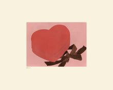 Load image into Gallery viewer, love-stenciled-Dana-Williamowsky-hearts-valentines-Fethra-prints-fine-art
