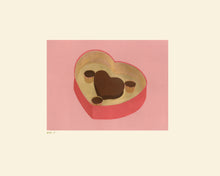 Load image into Gallery viewer, hearts-chocolate-fine-art-Leslie-Enders-Lee-valentines-Fethra-prints
