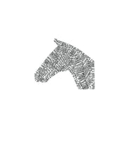 Load image into Gallery viewer, stamped-equestrian-Dana-Williamowsky-fine-art-Fethra-prints-words-horses
