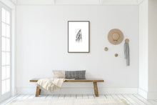 Load image into Gallery viewer, willow-simplistic-stamped-Fethra-prints-minimalistic-nature-fine-art-tree
