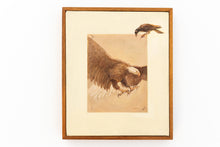 Load image into Gallery viewer, fine-art-original-signed-Fethra-prints-eagle-crow-animals-painting
