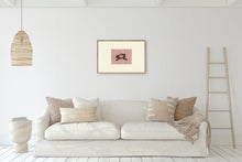 Load image into Gallery viewer, valentines-stenciled-hearts-love-ribbon-minimalistic-Fethra-prints-fine-art
