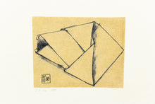 Load image into Gallery viewer, Leslie-Enders-Lee-Fethra-prints-origami-ink-folded-pastel-original
