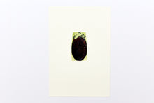 Load image into Gallery viewer, original-Dana-Williamowsky-Fethra-prints-vegetable-kitchen-drawing-harvest-eggplant
