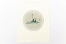 Load image into Gallery viewer, fine-art-ship-original-sail-Fethra-prints-japanese-stencils-battleship
